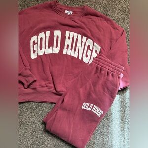 Gold Hinge sweat set